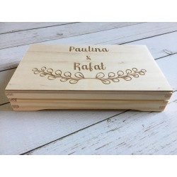 Pudełko na banknoty -ślub
